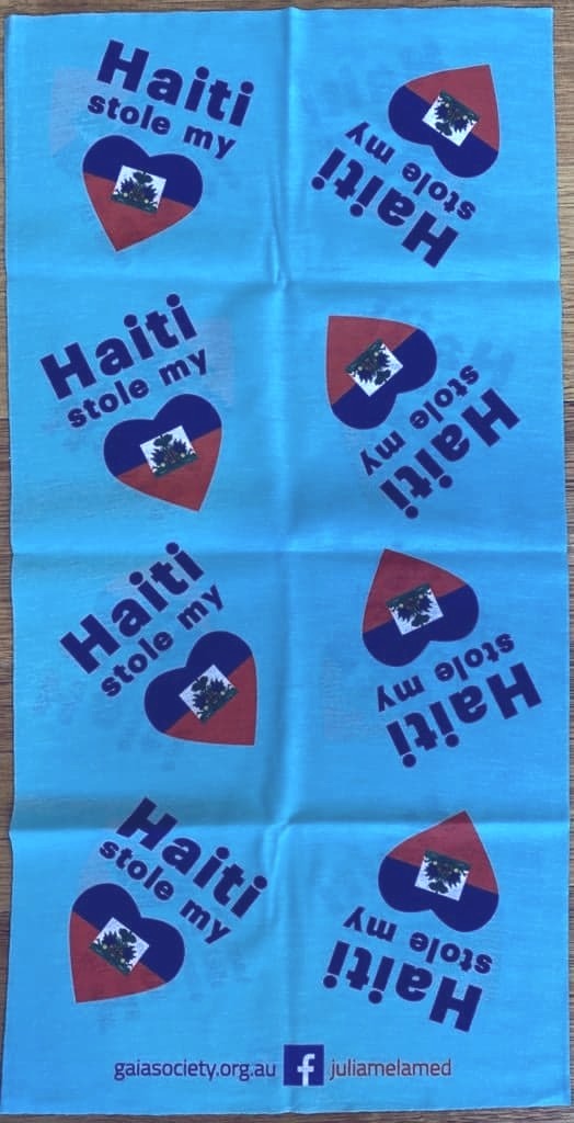 Haiti Stole My Heart Mask/Bandanas